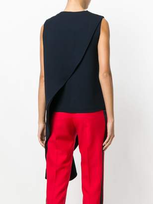 Calvin Klein asymmetric draped vest