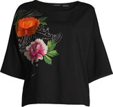 Floral-Embroidered Top 