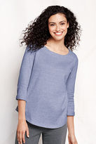 Thumbnail for your product : Lands' End Women's 3/4-sleeve Starfish Roll Sleeve Balletneck