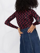 Thumbnail for your product : P.A.R.O.S.H. panelled A-line denim skirt