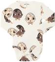 Bodysuits-mini rodini faces organic cotton jersey bodysuit