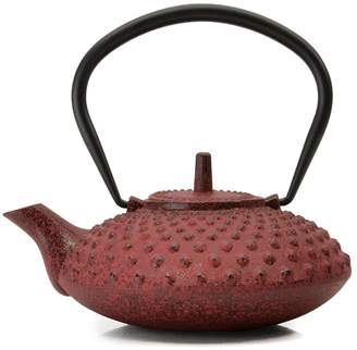 Red Cast Iron 0.84 Quart Teapot