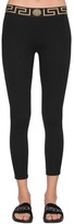 Thumbnail for your product : Versace Logo Band Viscose Leggings