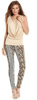 Thumbnail for your product : GUESS by Marciano 4483 The Skinny No. 61 Jean in Autumn Python Print