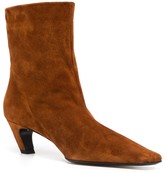 Thumbnail for your product : KHAITE Arizona 50mm suede ankle boots