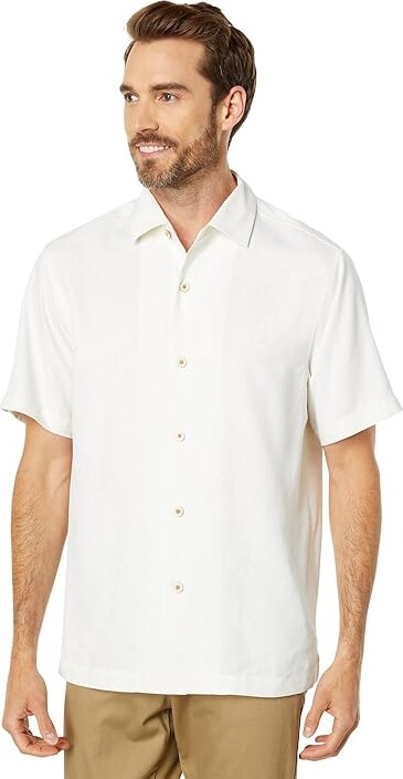 Branded Tommy Bahama Tropic Isles Short Sleeve Shirt Black