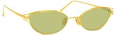 Thumbnail for your product : Linda Farrow Cat Eye Frame Tinted Sunglasses