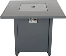 Latitude Run Smoked Glass Fire Table 30\