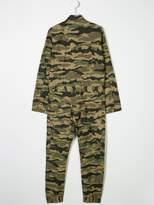 Thumbnail for your product : Diesel Kids camouflage print tracksuit