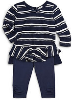 Thumbnail for your product : Splendid Infant Girl's Two-Piece Striped Top & Leggings Set
