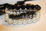 Thumbnail for your product : Express New Pearl And Rhinestone Stretch Bracelet Set $25 - $27