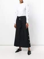 Thumbnail for your product : Eudon Choi tailored cropped palazzo trousers