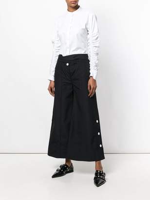 Eudon Choi tailored cropped palazzo trousers