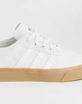 Thumbnail for your product : adidas Skateboarding Skateboarding Adi-Ease Sneakers In White With Gum Sole