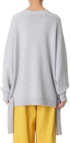 Thumbnail for your product : Tibi Cashmere Crewneck Tie Detail Sweater