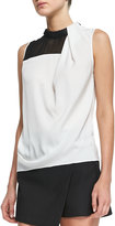 Thumbnail for your product : Robert Rodriguez Armor Combo Silk Beaded Top