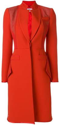 Givenchy Ruffle hem crepe coat