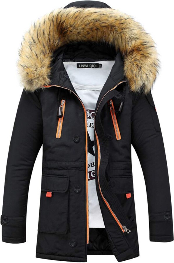 mens winter coat with hood