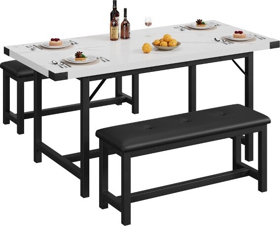 Fulvari 3PcsDiningTableSetfor4-663\