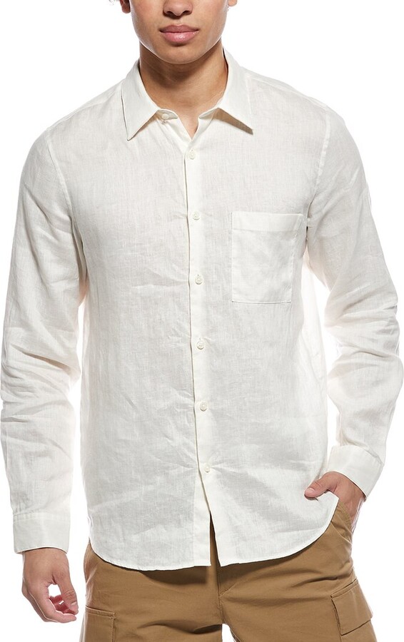Theory Irving Relaxed Linen Shirt