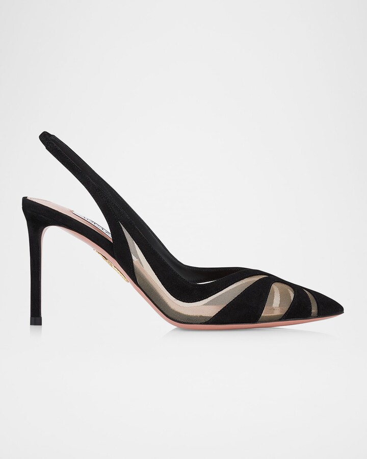 Slingback Pumps Neiman Marcus Ysl Shoes SAINT LAURENT Avenue