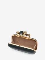 Thumbnail for your product : Alexander McQueen Skull Four Ring Box Clutch