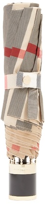 Burberry Trafalgar check-print folding umbrella