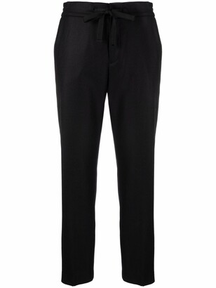 Pt01 Cropped Wool Trousers