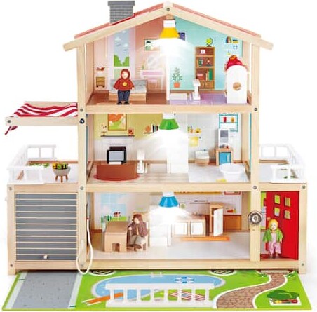 Hape Family Mansion Dollhouse Playset