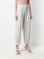 Thumbnail for your product : Fabiana Filippi Cropped High-Waisted Trousers