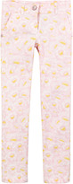 Thumbnail for your product : Kenzo Kids Slim fit light pink daisy print trousers