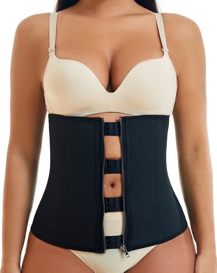 waist trainer corset : EESIM Breathable Waist Trainer with Extender for Women  Corset Cincher