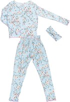 Thumbnail for your product : Baby Grey by Everly Grey Charlie Fitted Two-Piece Pajamas & Head Wrap Set