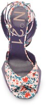Thumbnail for your product : No.21 Daisy-Print Block-Heel Sandals