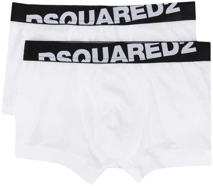 DSQUARED2 Angular Logo Boxer Two-Pack - ShopStyle