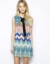 Thumbnail for your product : Jovonnista Adelle Geo-Tribal Tunic Dress