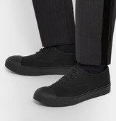 Thumbnail for your product : Prada Rubber Cap-Toe Gabardine Sneakers