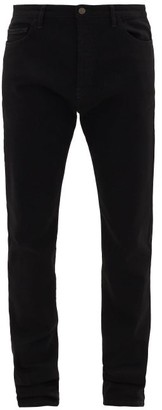 The Row Irwin Mid-rise Slim-leg Jeans - Black