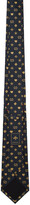 Thumbnail for your product : Gucci Navy & Beige Silk Symbols Tie