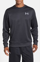 Thumbnail for your product : Under Armour 'Armour® Fleece' Loose Fit Stretch Crewneck Sweater
