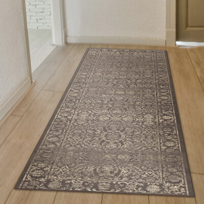 Threadbind Benson Oriental Light Brown Area Rug