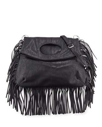 Urban Originals Style Icon Faux-Leather Shoulder Bag, Black