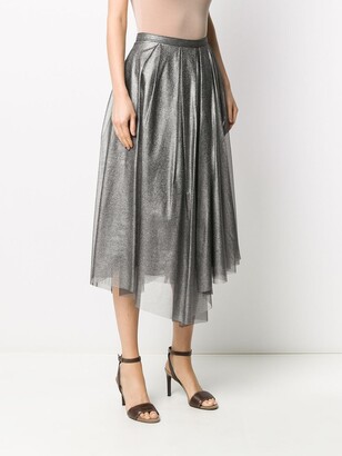 Brunello Cucinelli high-waisted A-line skirt