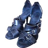 Thumbnail for your product : Haider Ackermann Black Leather Sandals