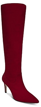 via spiga red suede boots