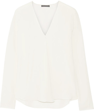 Theory Silk Blouse - Off-white