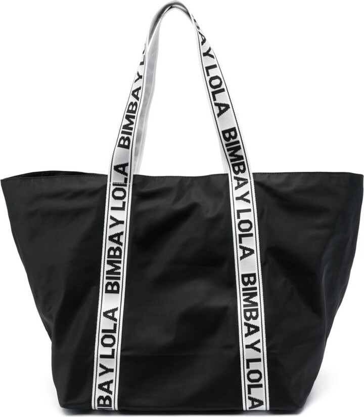 Bimba Y Lola Logo-embellished Multi-Pocket Crossbody Bag - Negro
