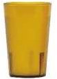 Cambro 5 Oz Hot/Cold Plastic Tumblers, Yellow, (500P153) Category: Plastic Cups by Cambro