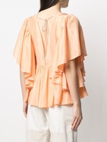 Thumbnail for your product : Forte Forte Ruffled Silk Blouse