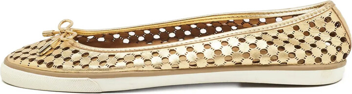 Tory Burch Pre-Owned Perforated Ballet Flats